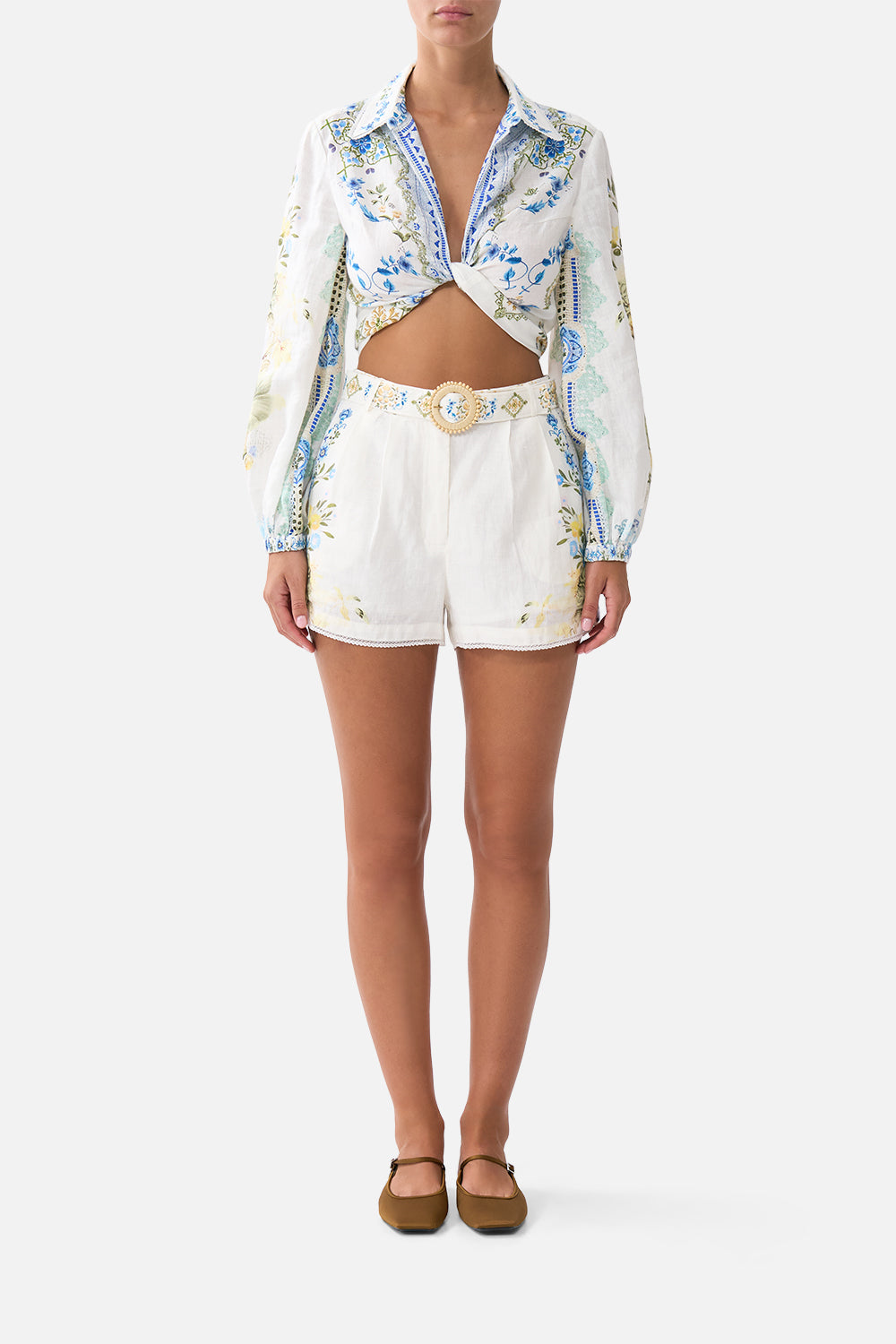 CAMISA CORTA CRUZADA MY HOMESPUN HEART