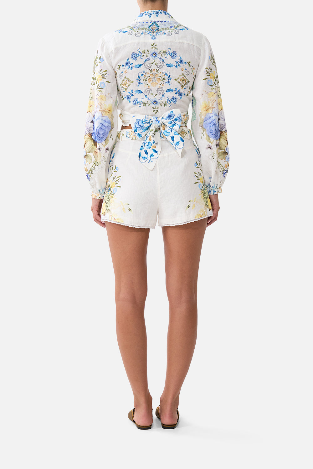 CAMISA CORTA CRUZADA MY HOMESPUN HEART