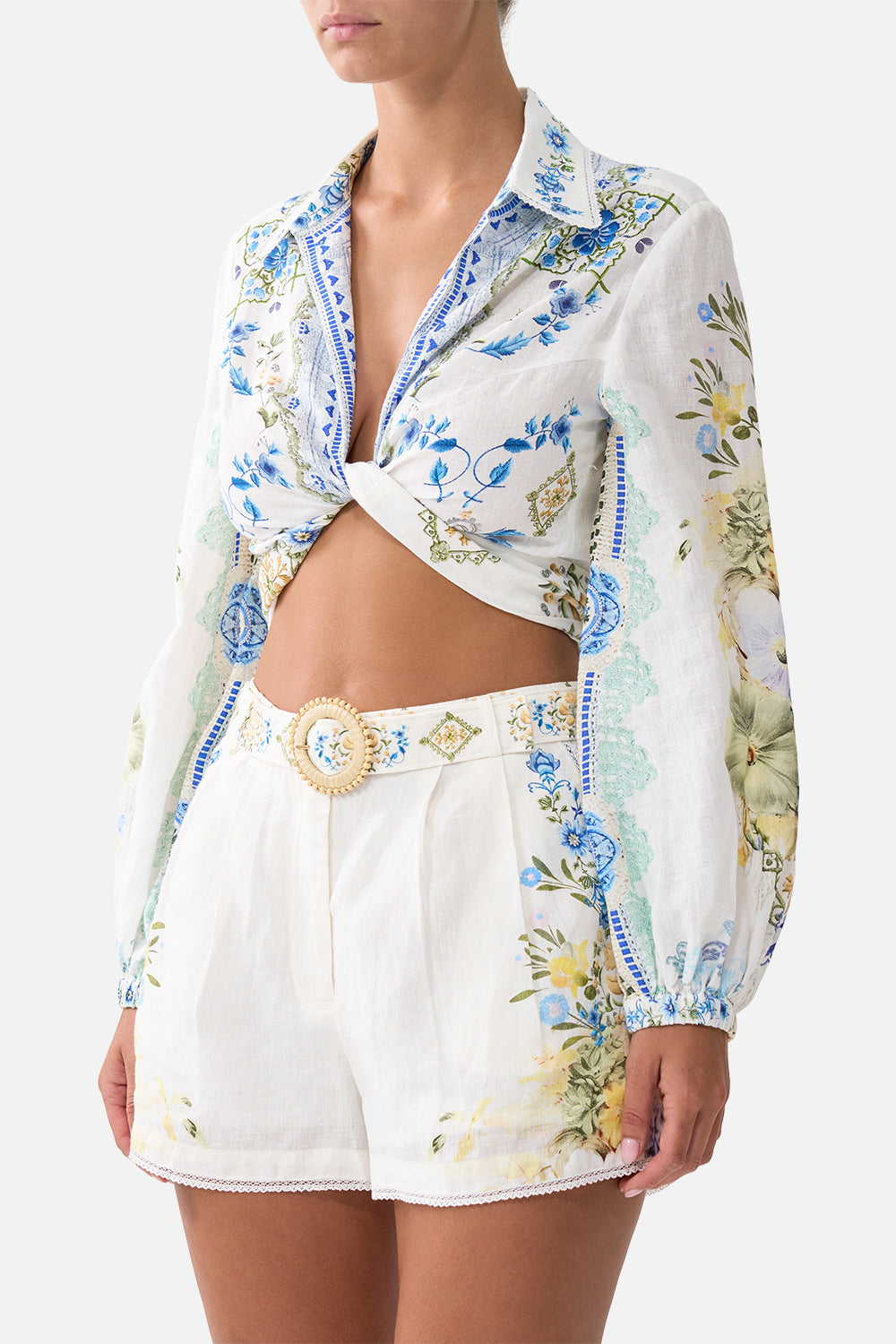 CAMISA CORTA CRUZADA MY HOMESPUN HEART