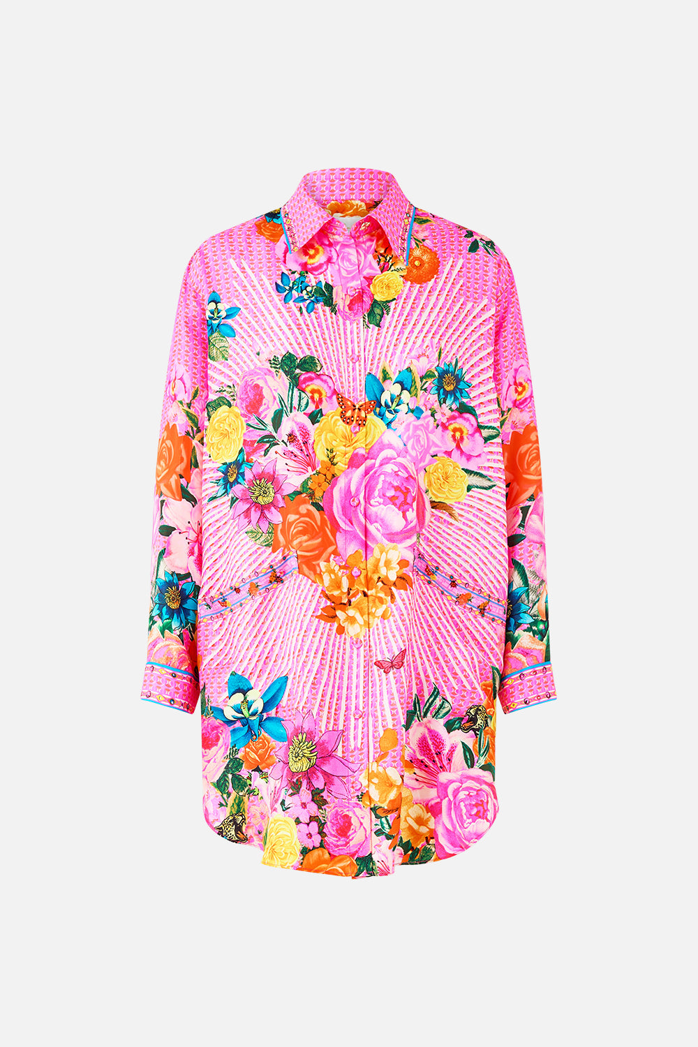 CAMISA TÚNICA CON BOLSILLOS ILUSTRACIÓN NACIÓN