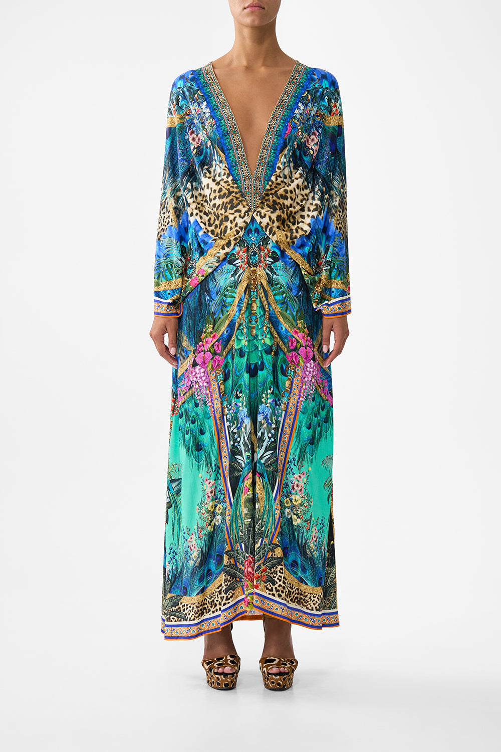 VESTIDO DE PUNTO CON PLIEGUES DELANTEROS ANIMAL ALCHEMY
