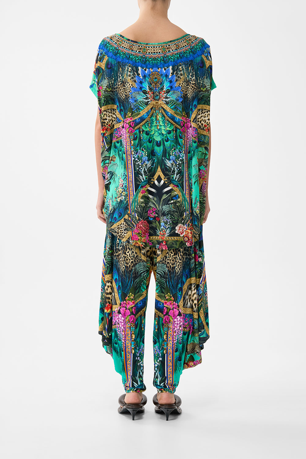 PANTALÓN DRAPEADO DE PUNTO CON BOLSILLOS ANIMAL ALCHEMY
