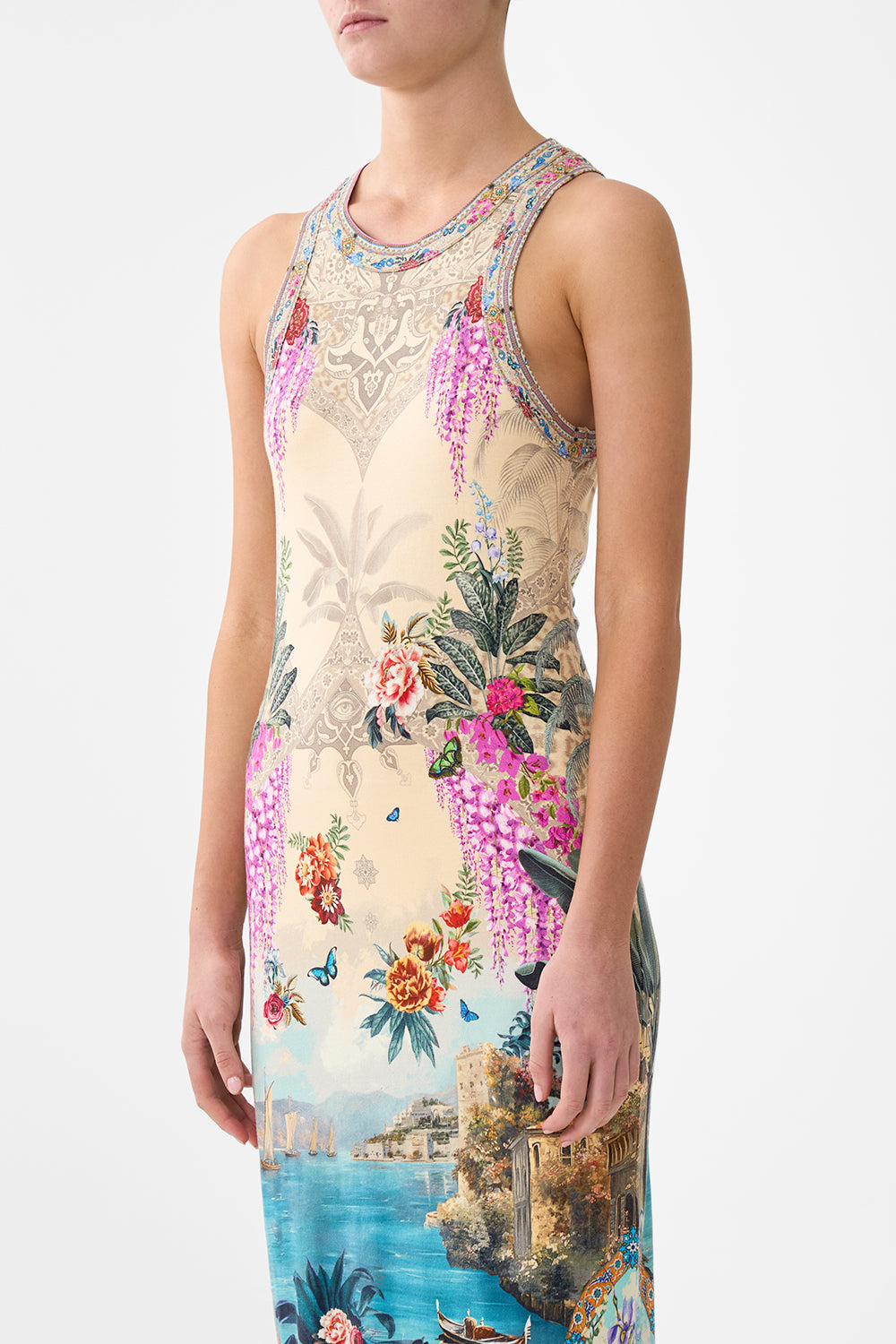 Bodrum Botanicals Jersey Tank Dress