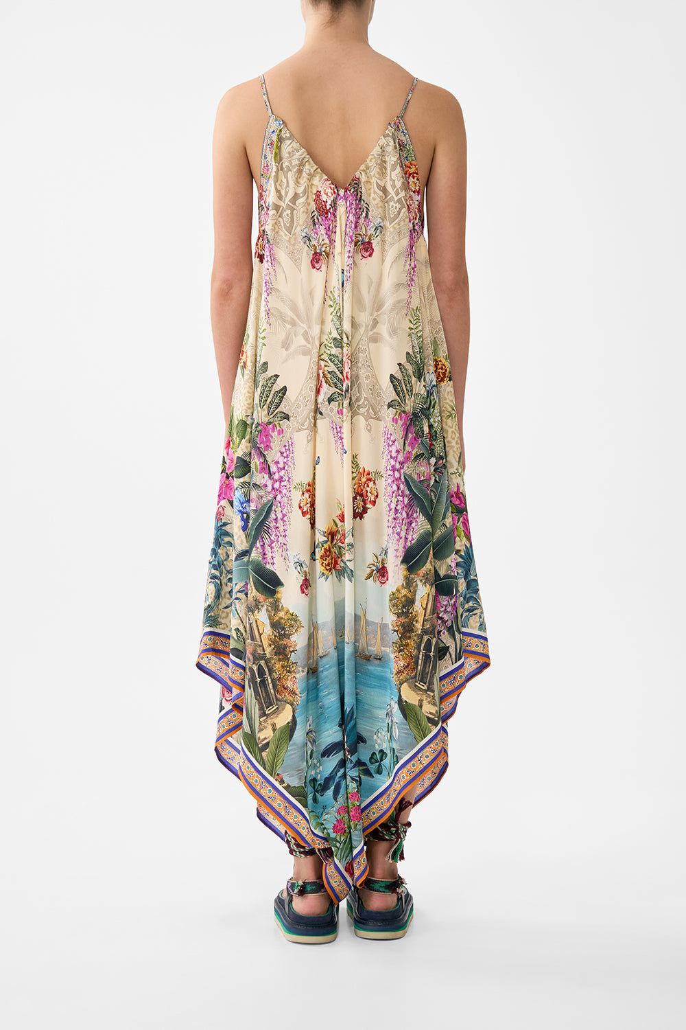MONO DRAPEADO CON TIRANTES BODRUM BOTANICALS