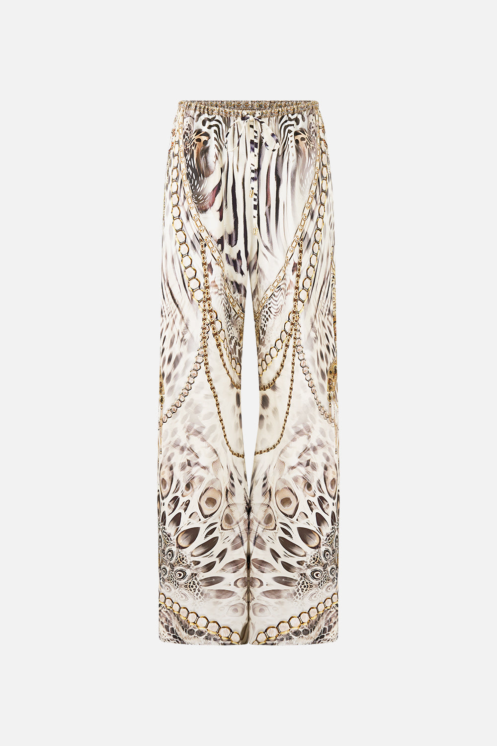 PANTALÓN DE DAMA CORTADO AL BIES CON CORDÓN LADY LIONHEART