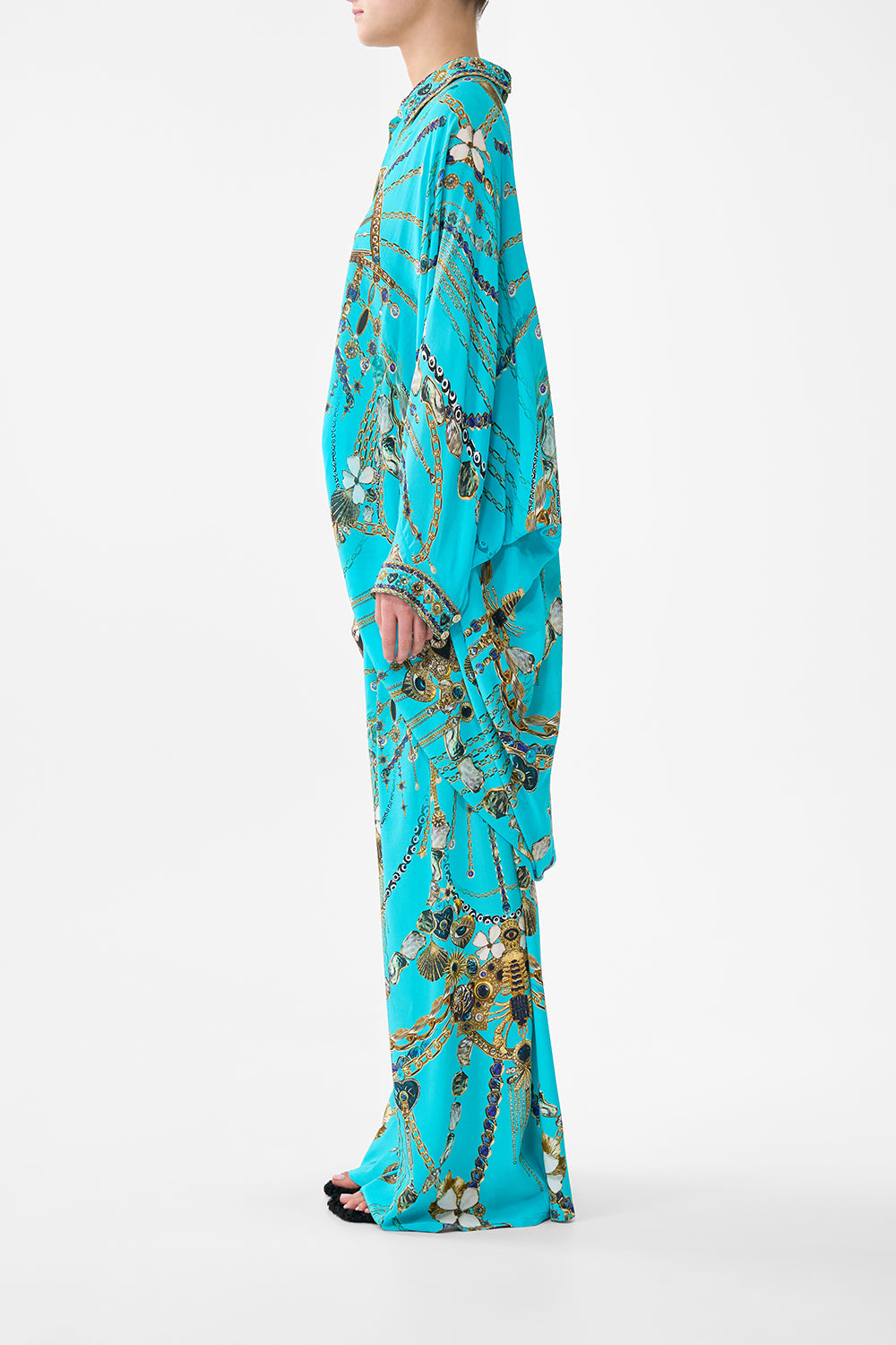 TUCK FRONT PANT TOTEMS AND TREASURES