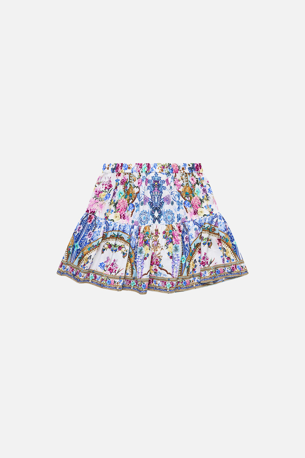 FALDA MINI CON CINTURA BAJA Y VOLANTES PARA NIÑAS ALL ABOUT THAT LACE