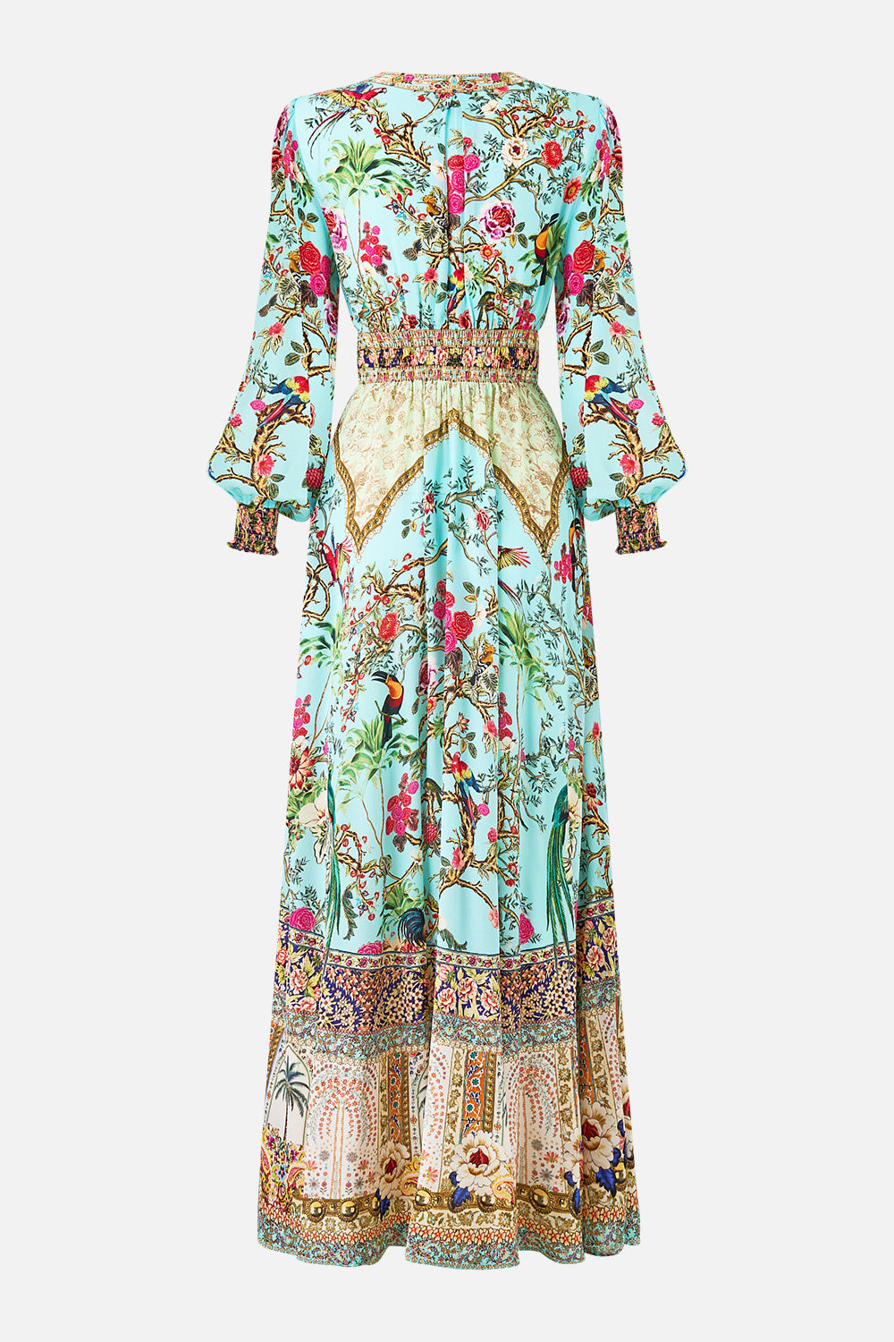 VESTIDO ABOTONADO CON CINTURILLA AJUSTADA SULTANES Y REINAS