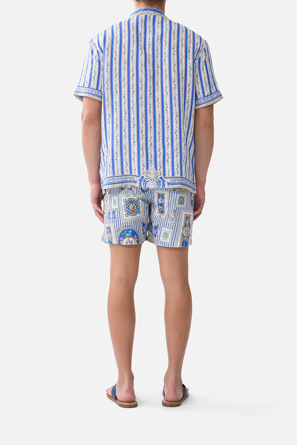 SHORT SLEEVE CABANA SHIRT OTTOMAN OPULENCE