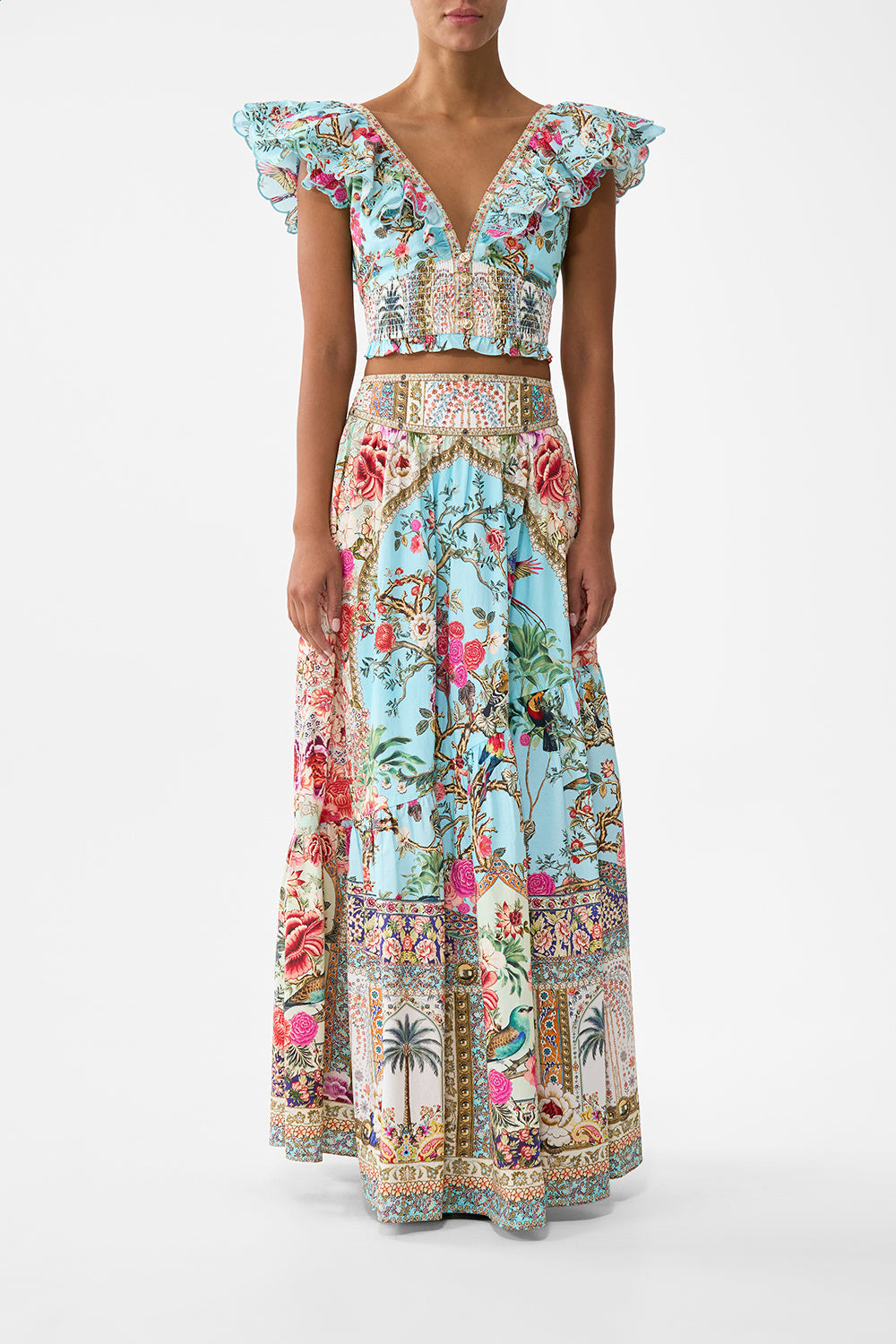 【美品✨】CAMILLAカミラ スリムフィット カフタン スプリット高級 シルク Sultans And Queens Skirt With Shaped Seam | CAMILLA US – CAMILLA
