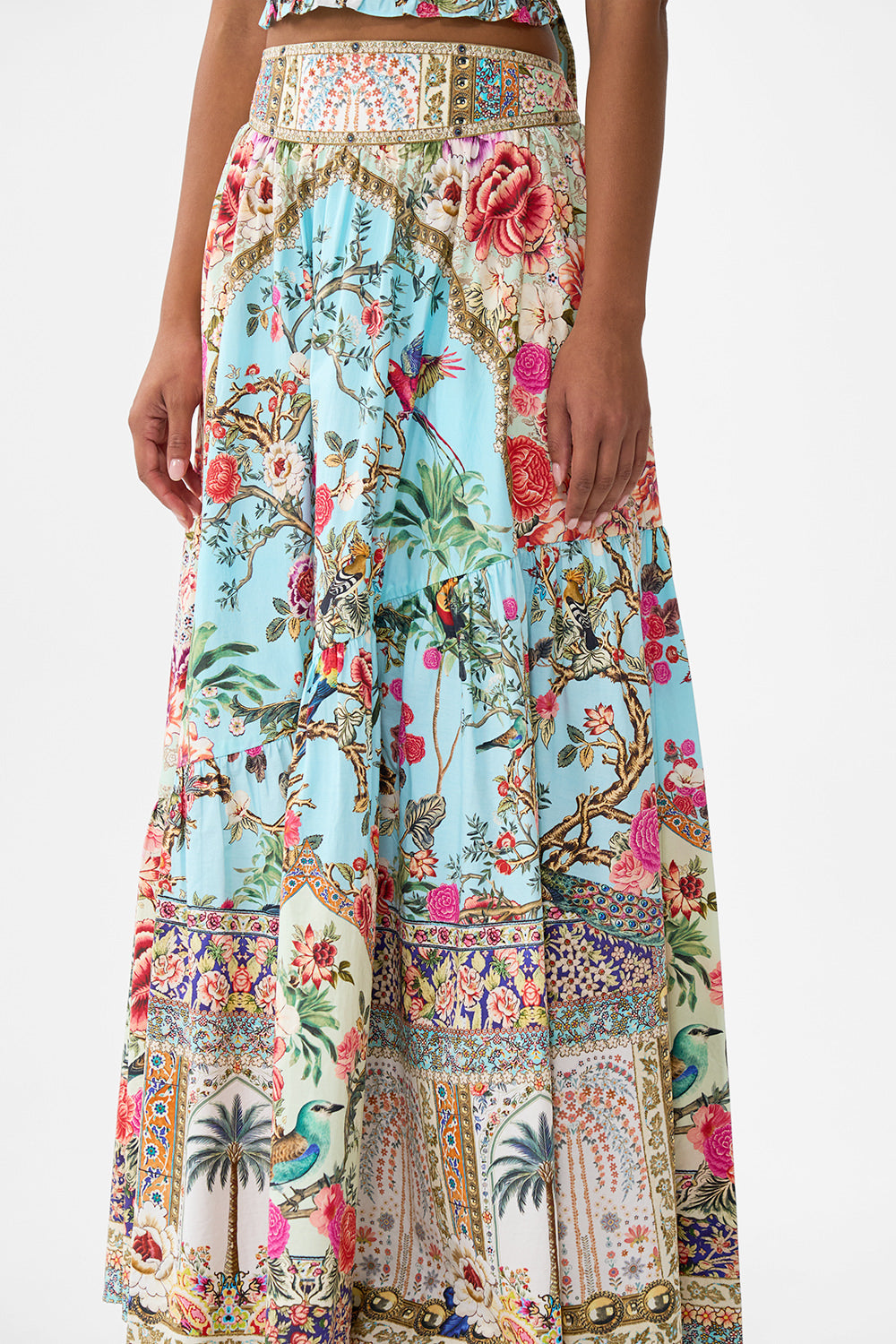 Sultans And Queens Skirt With Shaped Seam | CAMILLA US – CAMILLA