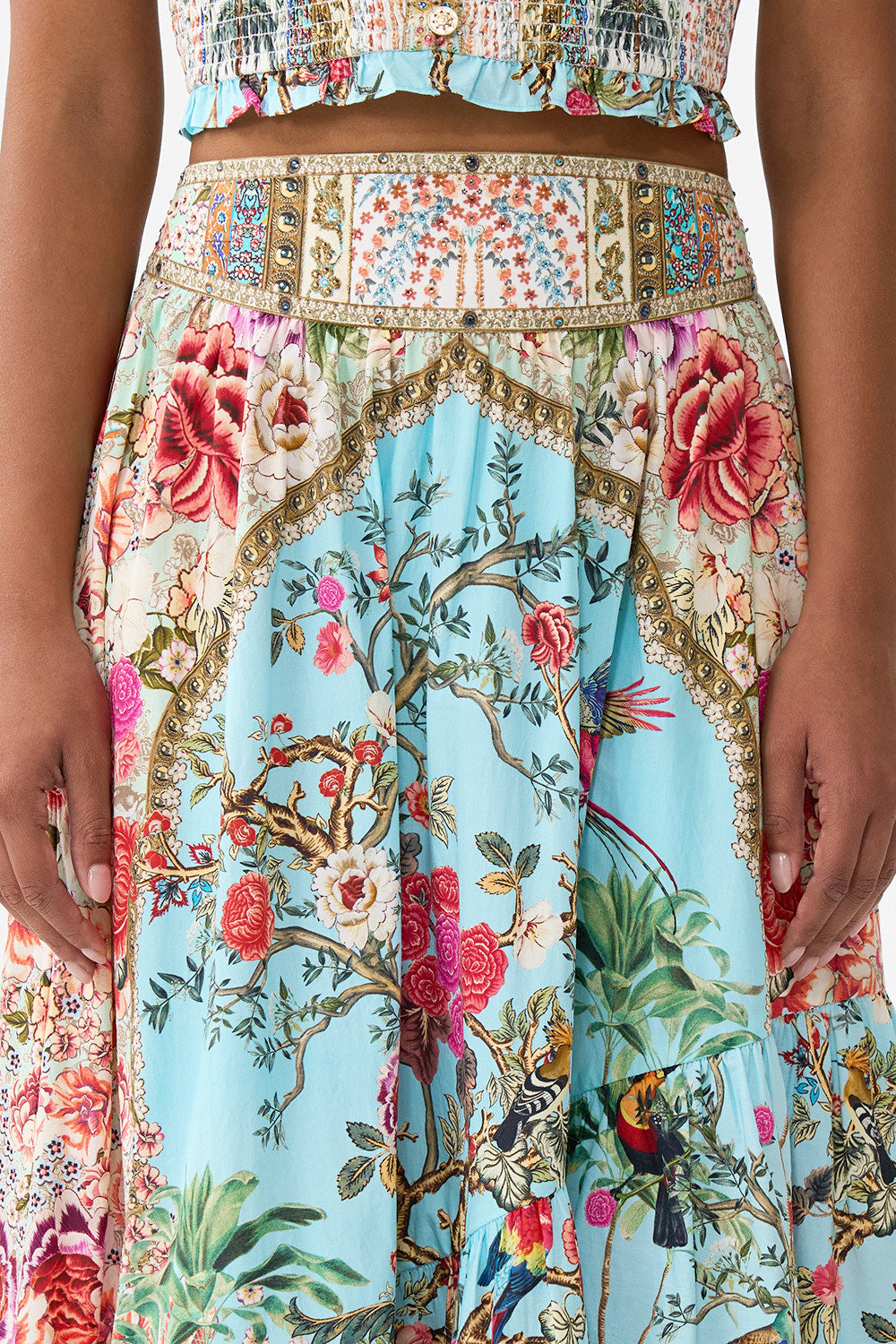 Sultans And Queens Skirt With Shaped Seam | CAMILLA US – CAMILLA