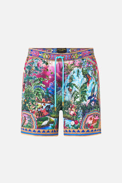 MID LENGTH BOARDSHORT WITH ELASTIC WAIST TURKISH DELIGHT