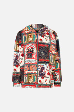 RELAXED FIT OVERSIZED HOODIE W KANGA POCKET HIGH CLASS HOOKAH