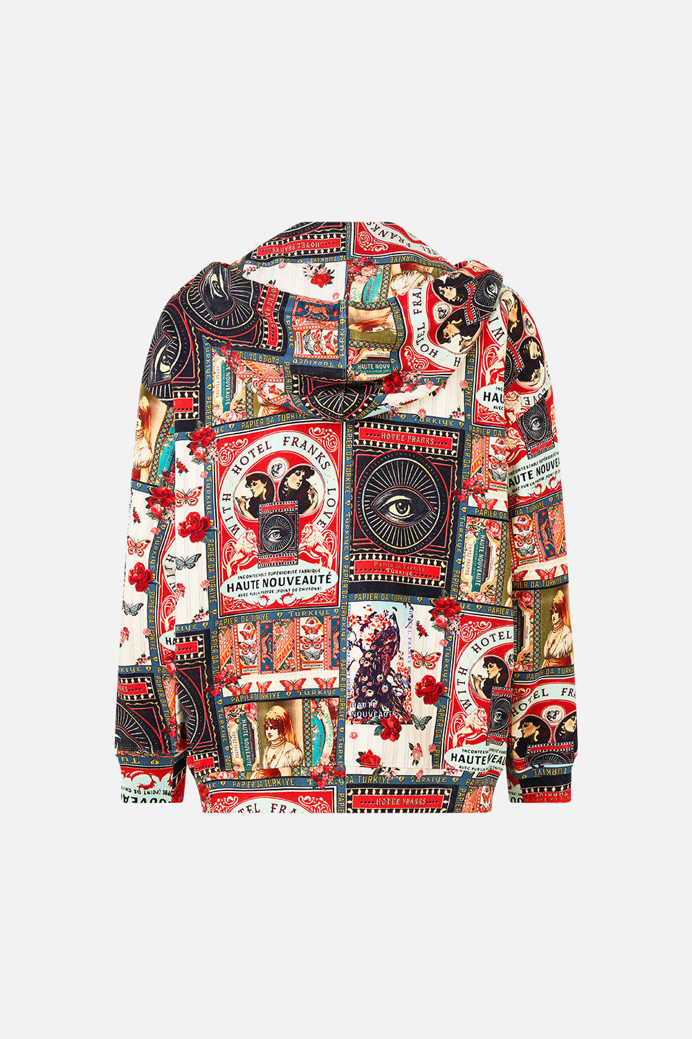 SUDADERA CON CAPUCHA HOLGADA DE TALLA GRANDE CON BOLSILLO CANGURO CACHIMBA DE ALTA CALIDAD