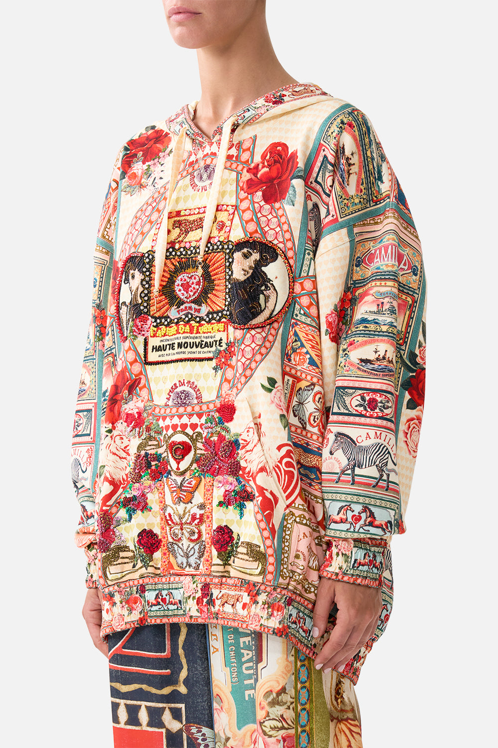 SUDADERA CON CAPUCHA ESTILO NOVIO Y BAJO DE SEDA - CACHIMBA MULTICLASE DE ALTA GAMA
