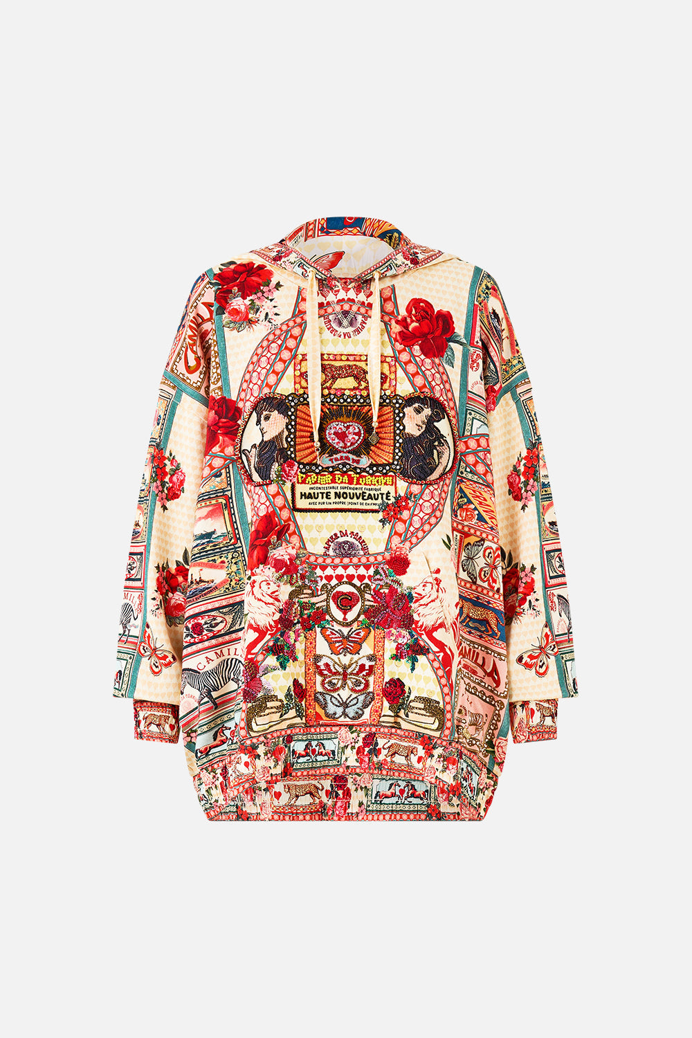 SUDADERA CON CAPUCHA ESTILO NOVIO Y BAJO DE SEDA - CACHIMBA MULTICLASE DE ALTA GAMA