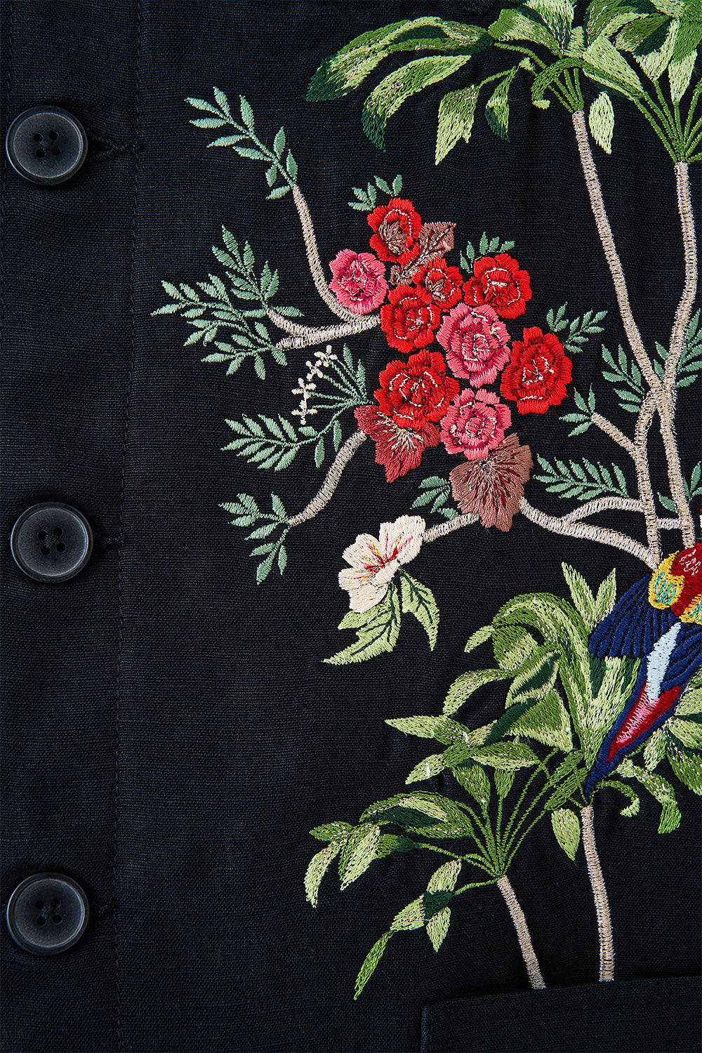 CHAQUETA DE FAENA BORDADA SULTANES Y REINAS