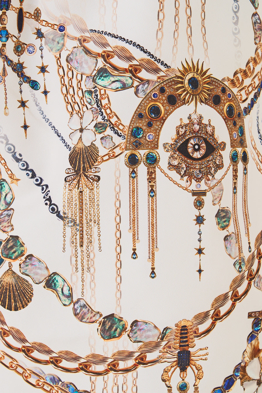 MID LENGTH BOARDSHORT WITH ELASTIC WAIST CHAIN GANG