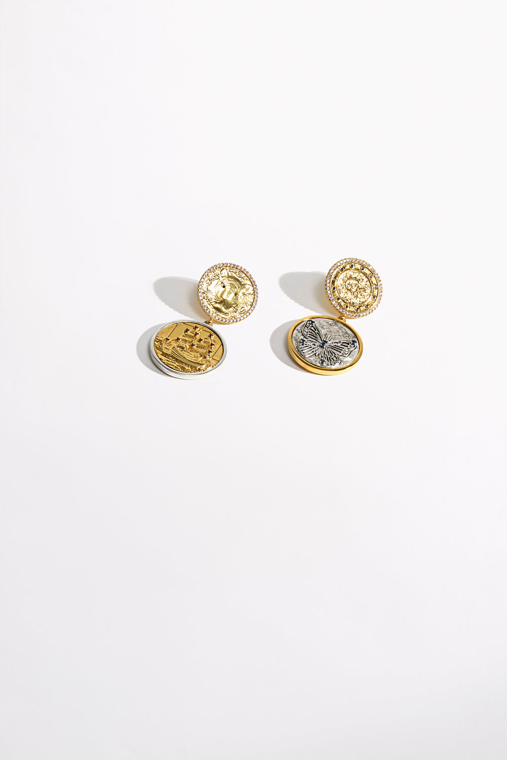 PENDIENTES GYPSY GLITTERATI DORADOS