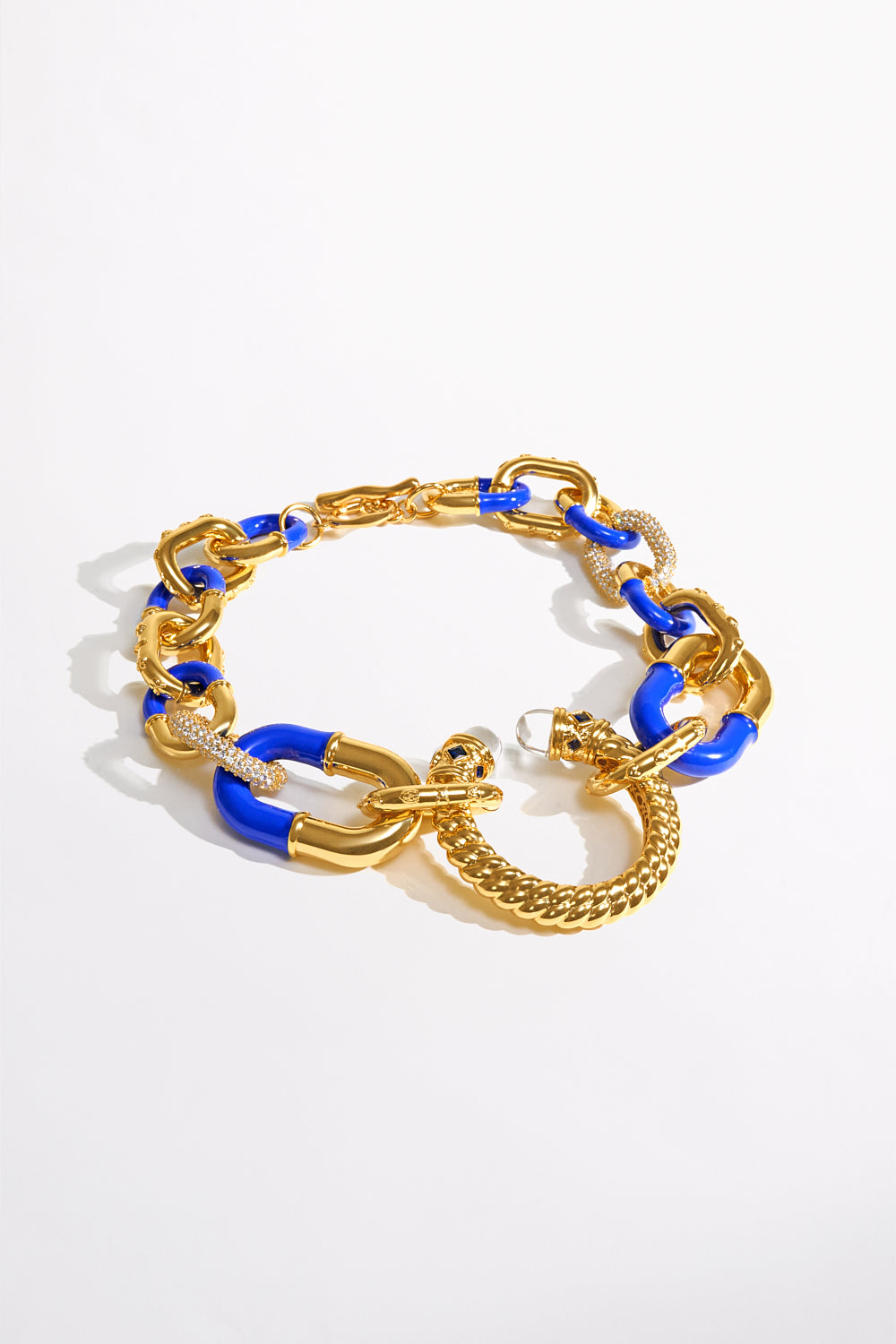 ARTISAN ARTILLERY STATEMENT NECKLACE GOLD