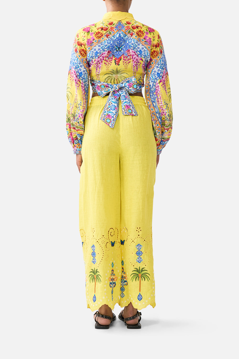 PANTALÓN BORDADO RECTO SULTANAHMET VERANO