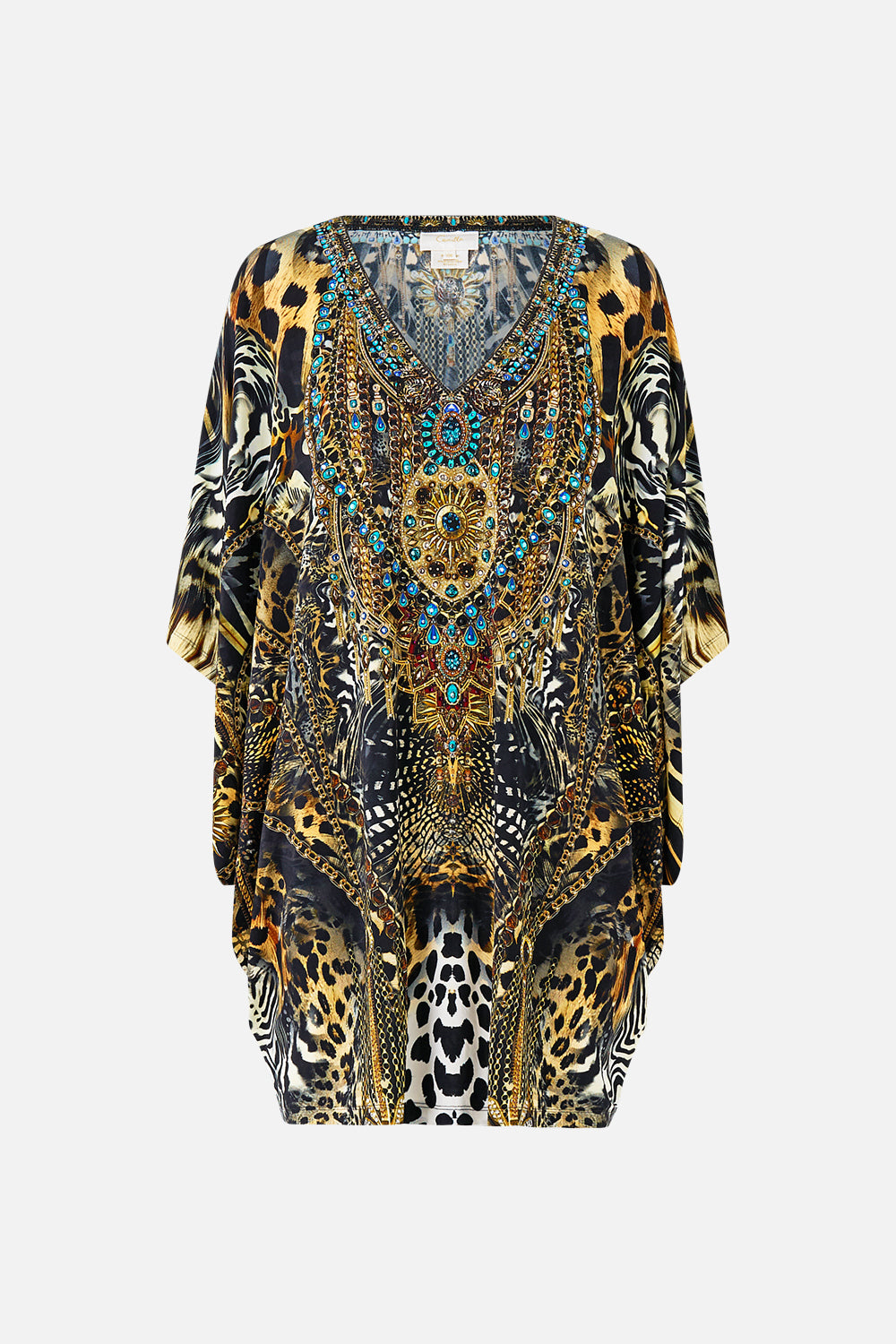 BAT SLEEVE DRESS FELINE FOLKLORE