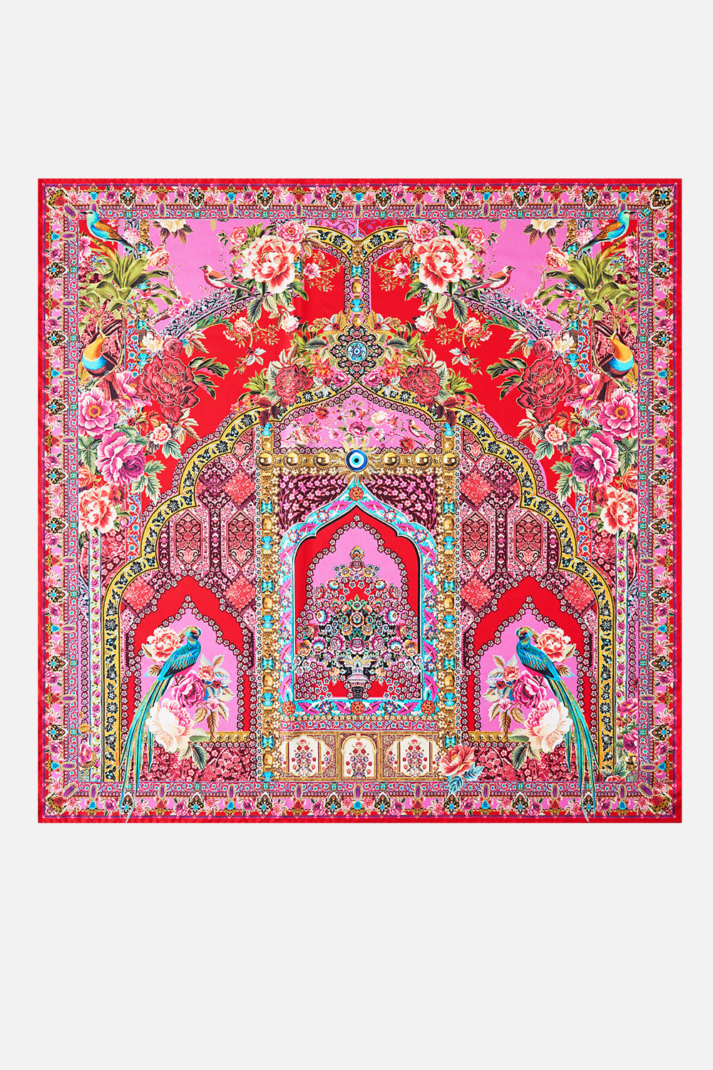 Heirloom Empire Printed Silk Twill Square Scarf | CAMILLA US – CAMILLA