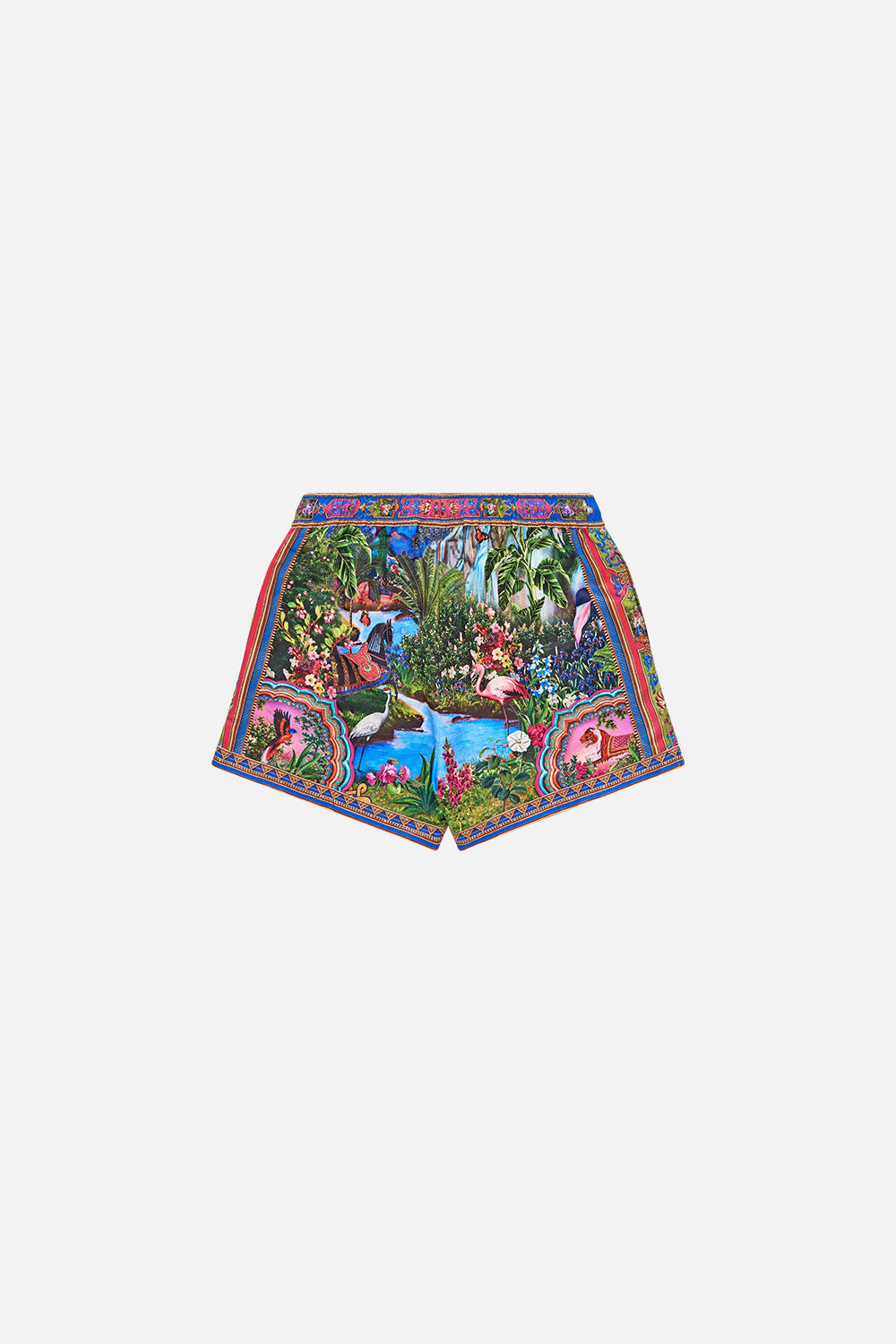 BOYS MID LENGTH BOARDSHORT W ELASTIC WAIST TURKISH DELIGHT