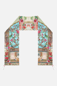 LONG SILK CRINKLE CHIFFON SCARF SULTANS AND QUEENS