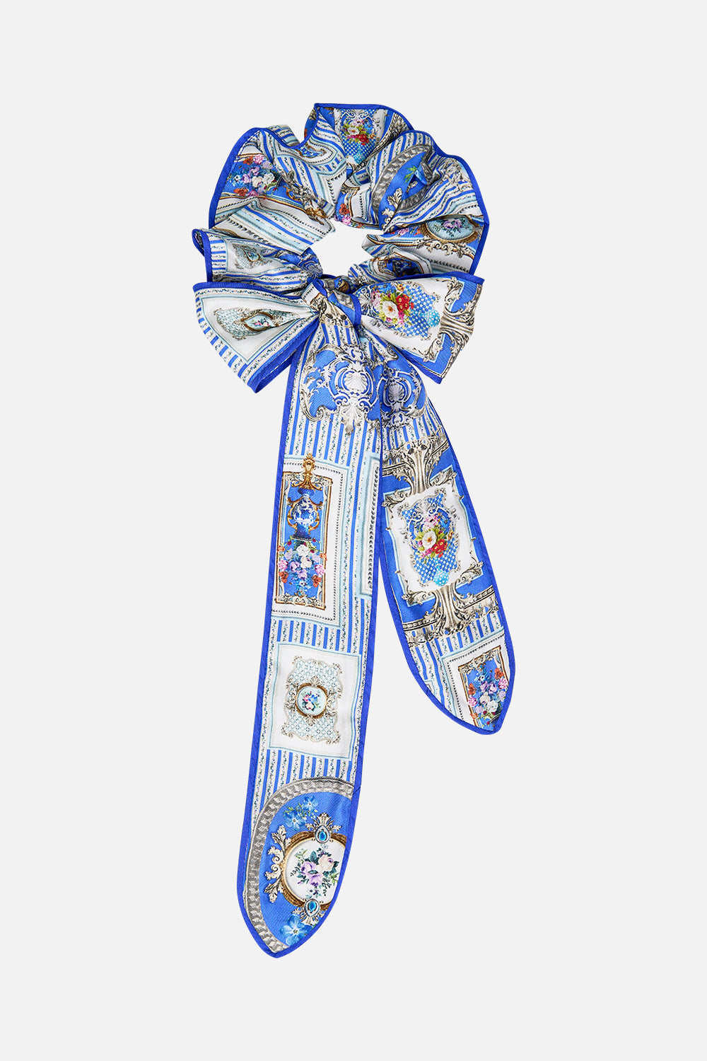 SCRUNCHIE WITH BOW OTTOMAN OPULENCE