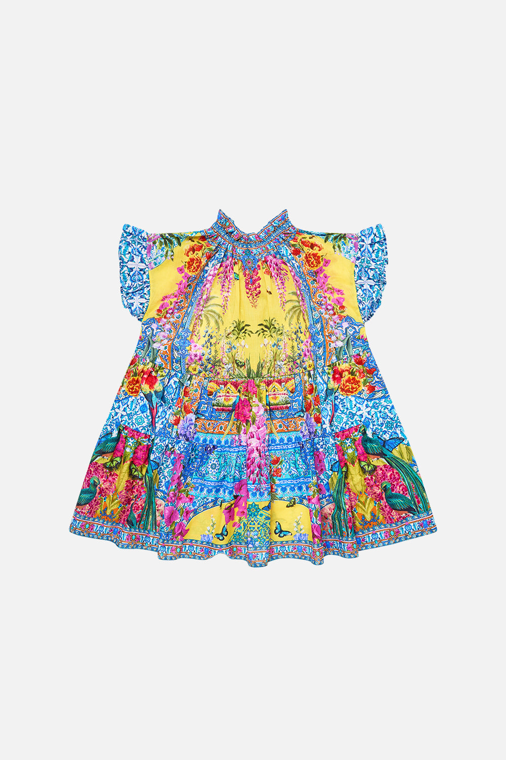 MINIVESTIDO INFANTIL ANCHO DE VOLANTES SULTANAHMET VERANO