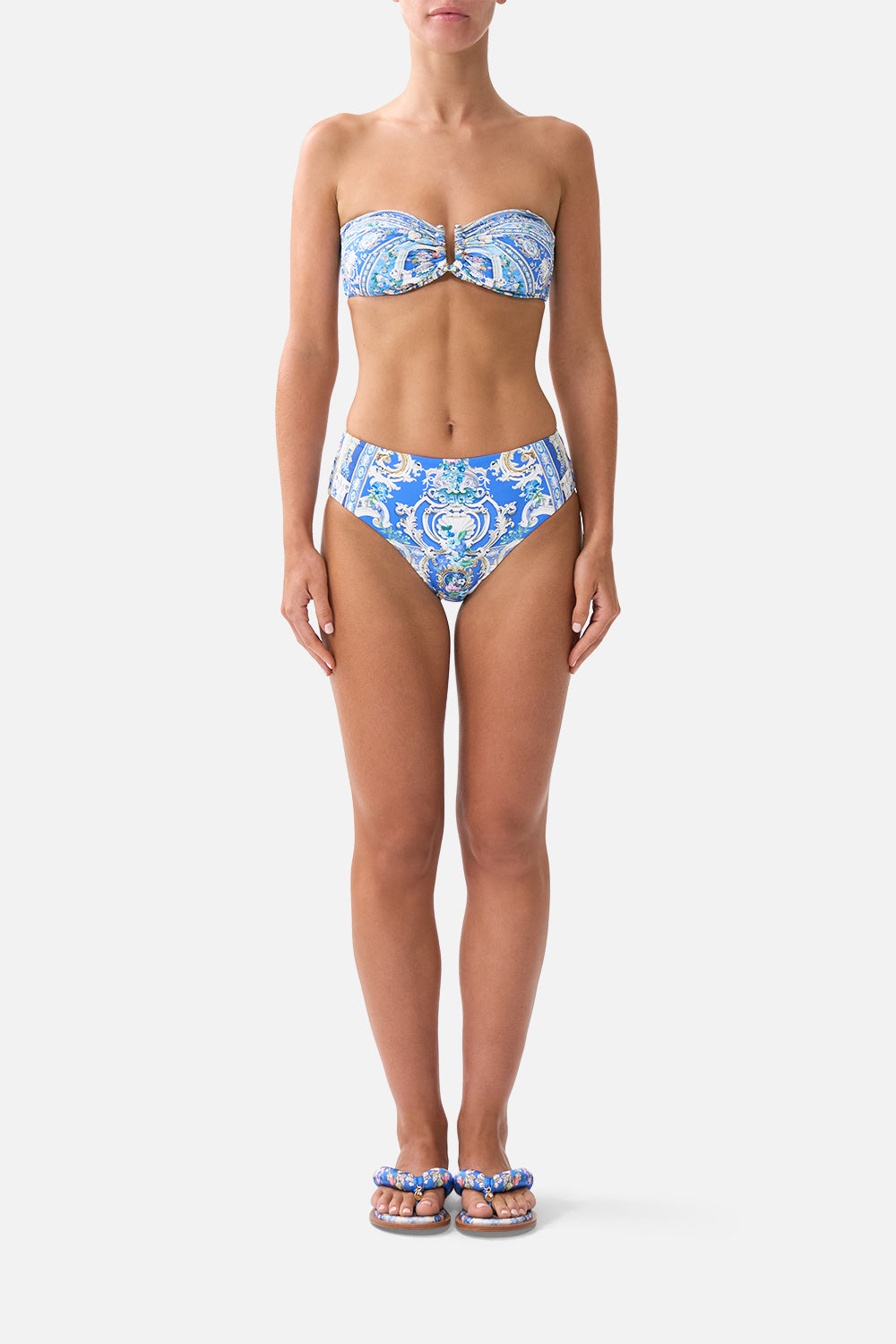 Ottoman Opulence Soft High Triangle Underwire One Piece | CAMILLA