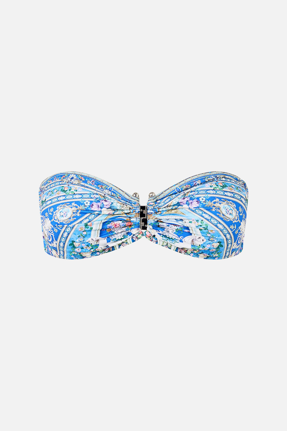 BANDEAU BIKINI TOP WITH U RING FRONT TRIM OTTOMAN OPULENCE