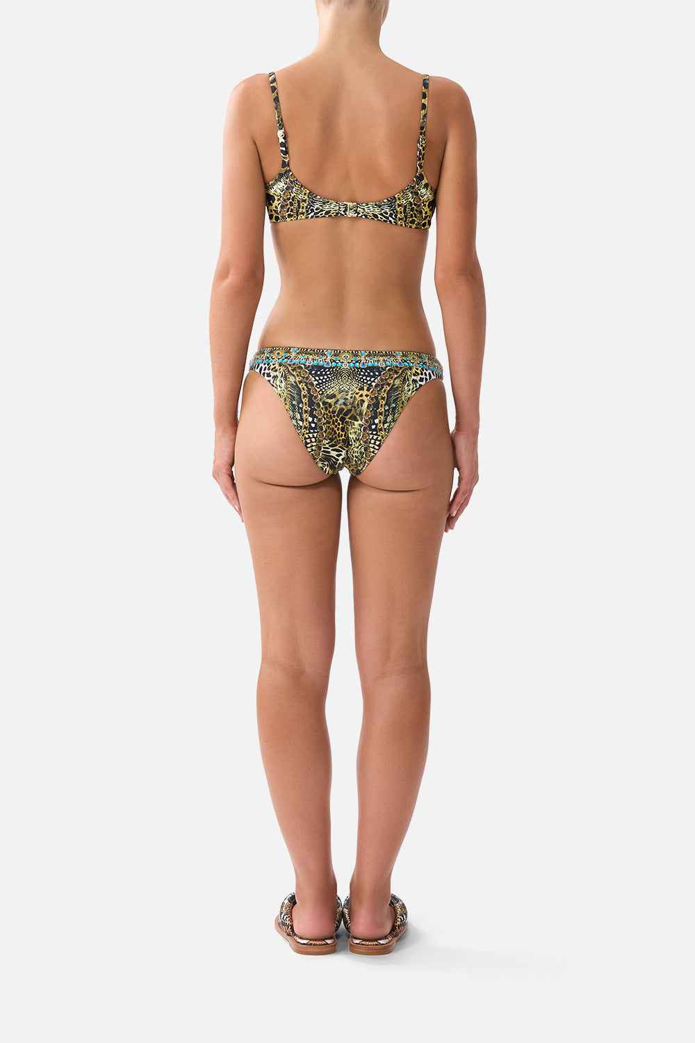 CONTINUOUS UNDERWIRE BIKINI TOP FELINE FOLKLORE