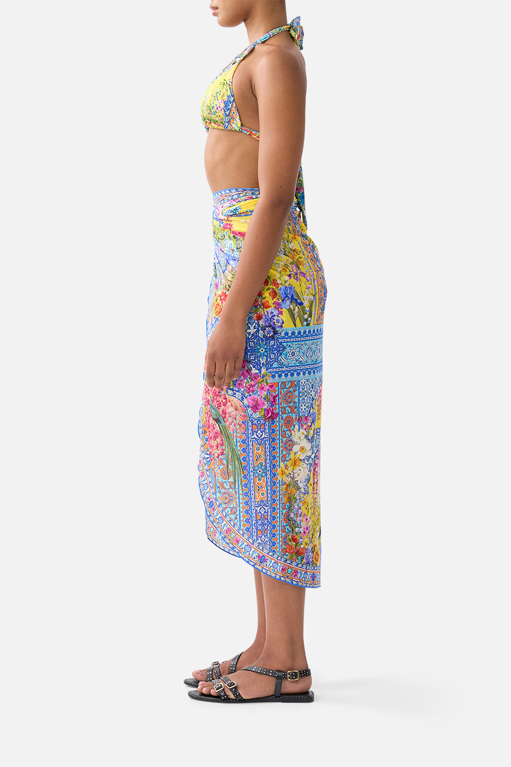 EYELET WRAP MAXI SARONG WITH TIE WAIST SULTANAHMET SUMMER