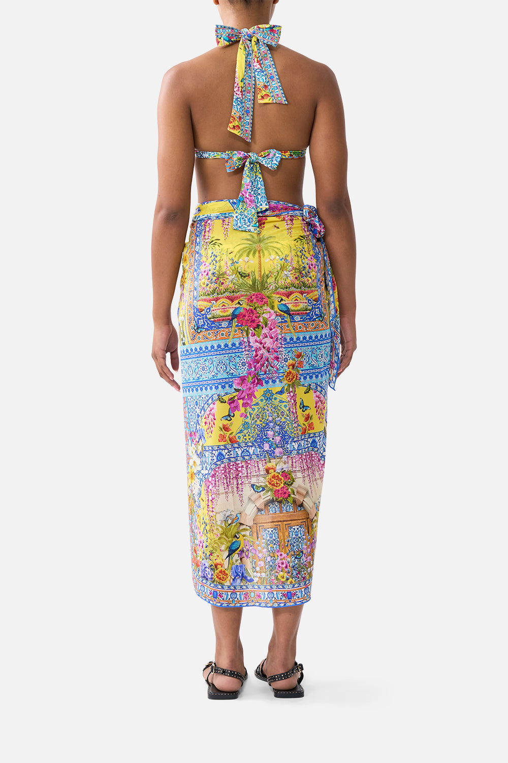 EYELET WRAP MAXI SARONG WITH TIE WAIST SULTANAHMET SUMMER