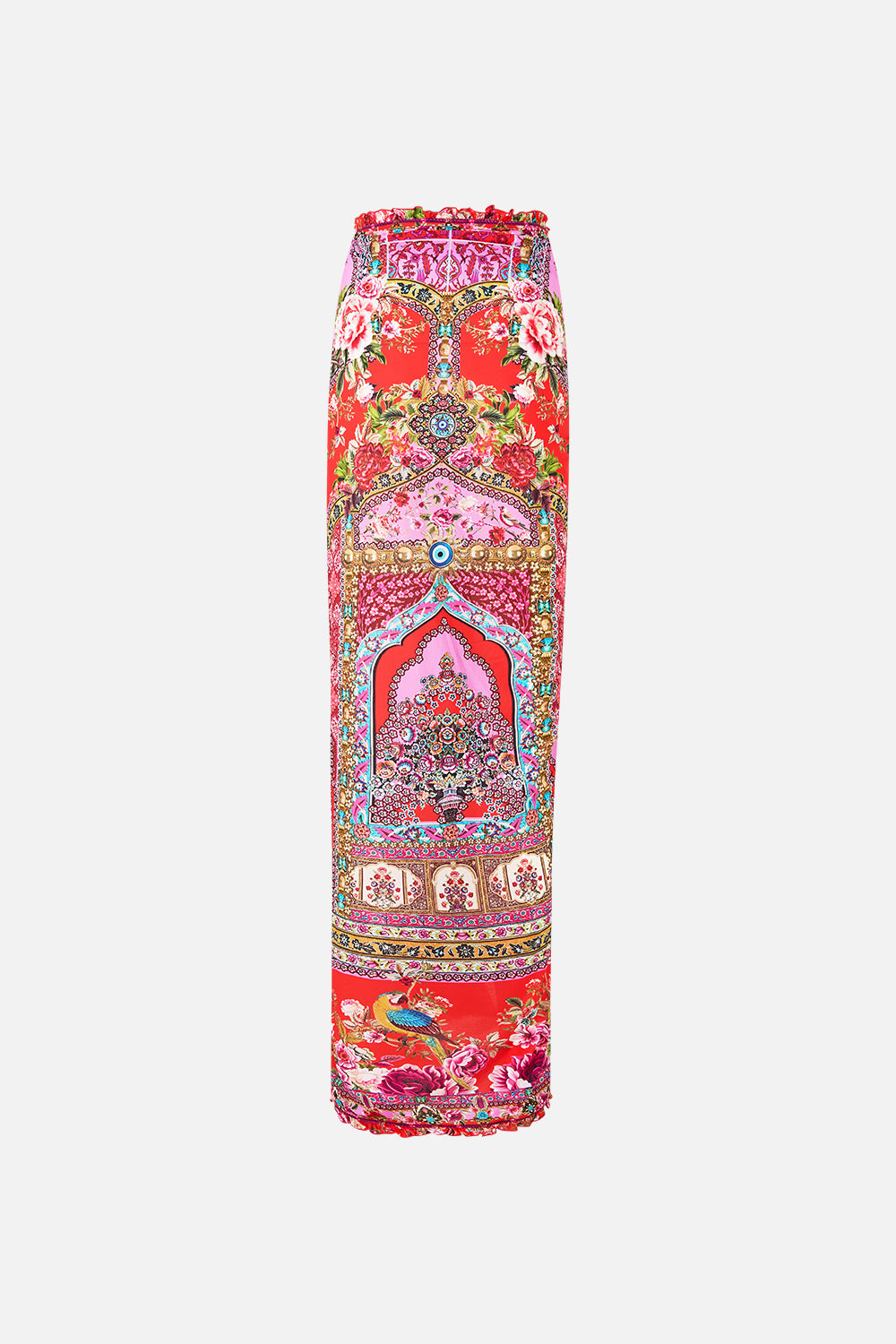 MULTI WEAR LONG SARONG WITH FRILL EDGE HEIRLOOM EMPIRE