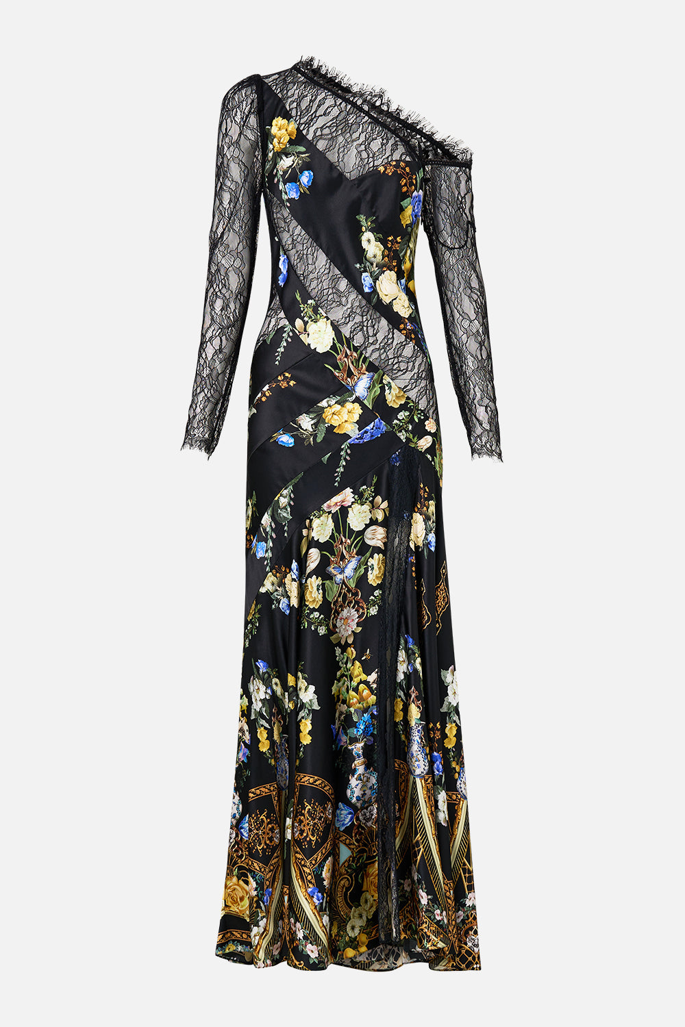 Ottoman Elegance Lace Splice One Shoulder Dress | CAMILLA US – CAMILLA