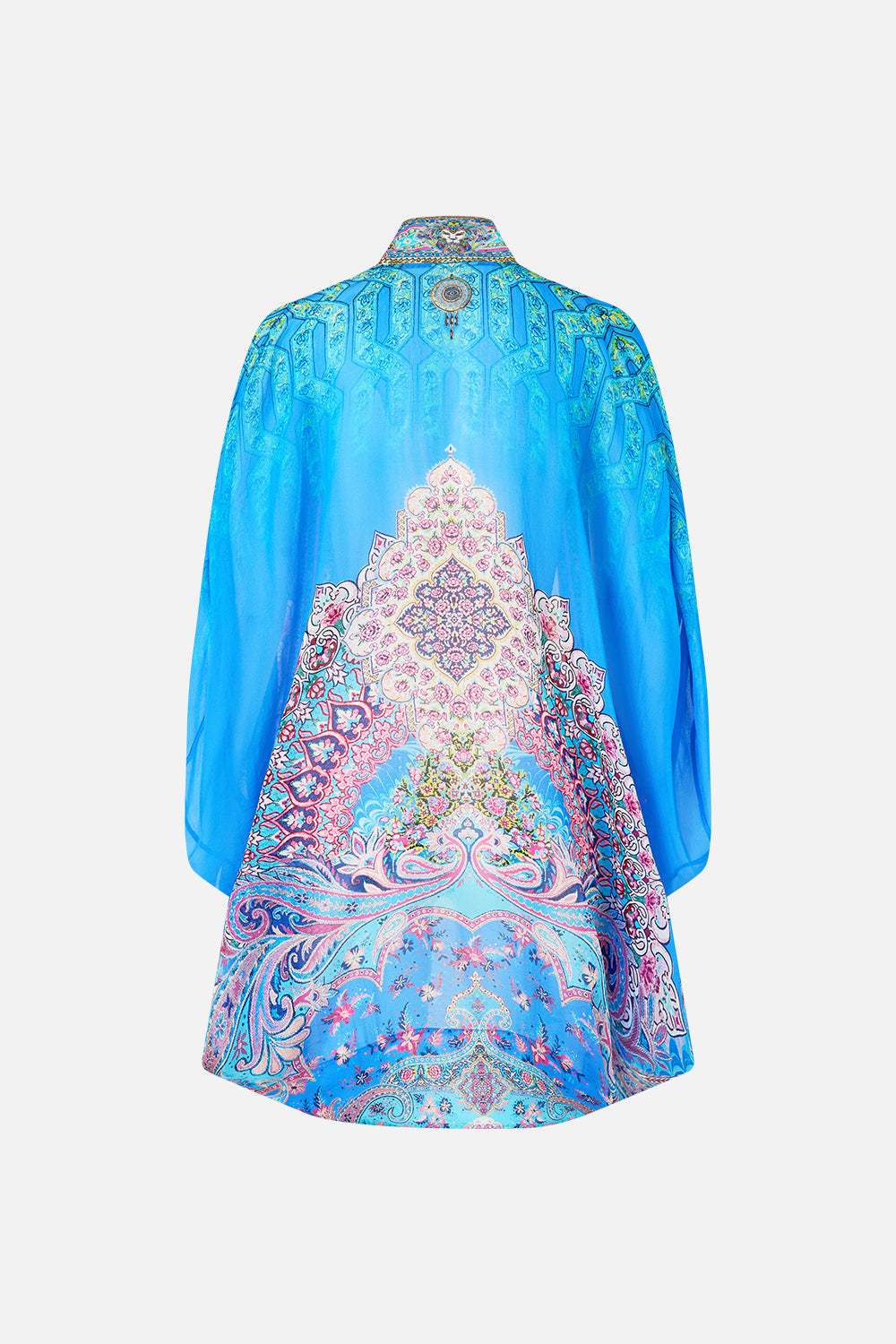 The CAMILLA OPEN FRONT CARDI CAPE FOOTSTEPS IN FOLKLORE in our  print.