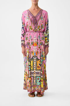 POCKET SKIRT DRESS PATCHWORK PANORAMA