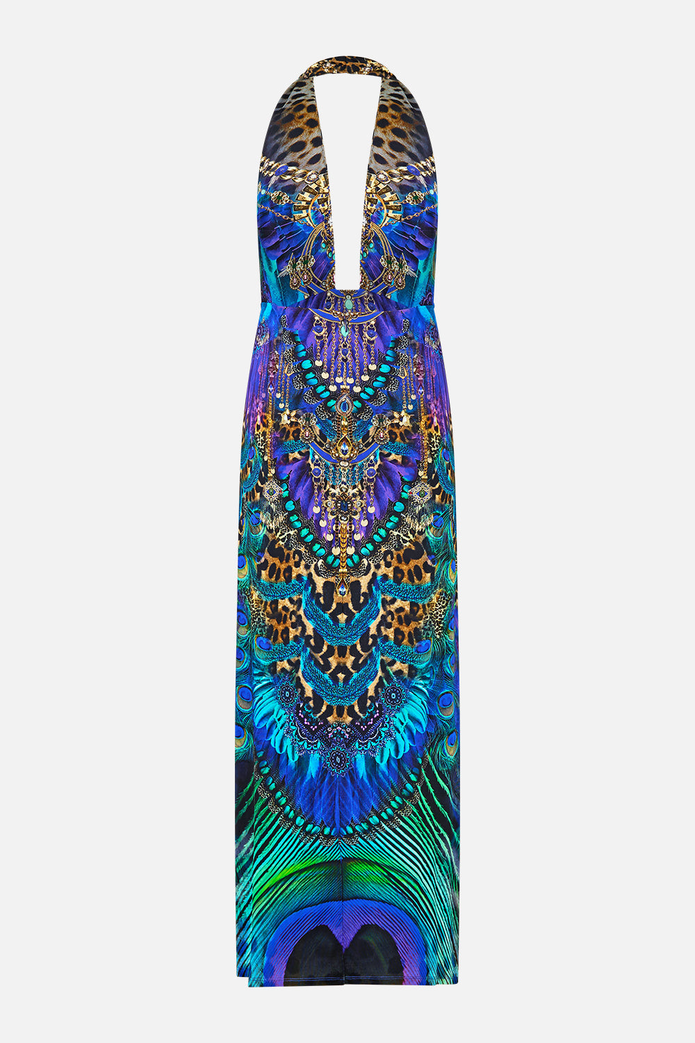 VESTIDO ESCOTADO HASTA EL OMBLIGO COSMIC ZOOLOGY