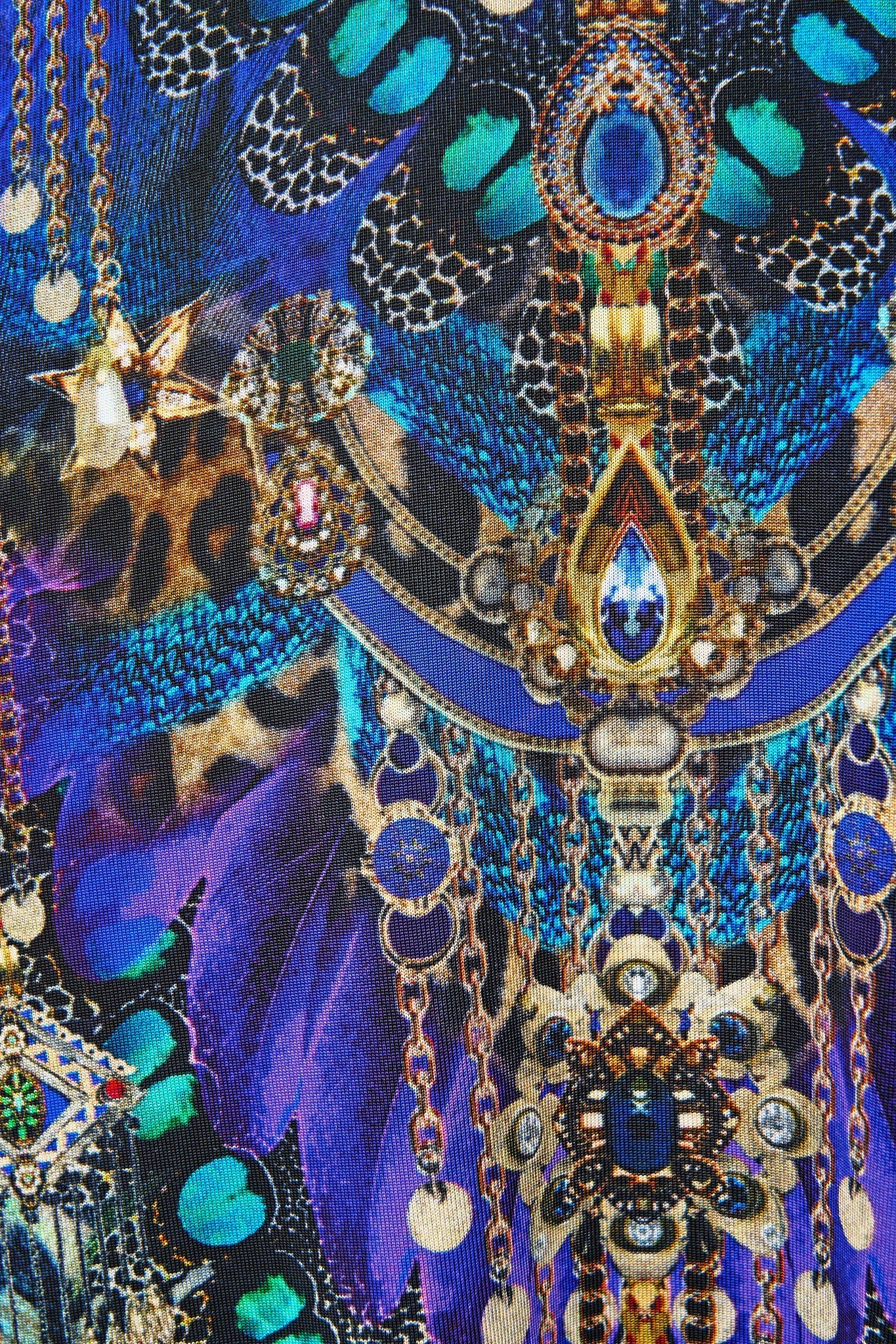 VESTIDO ESCOTADO HASTA EL OMBLIGO COSMIC ZOOLOGY