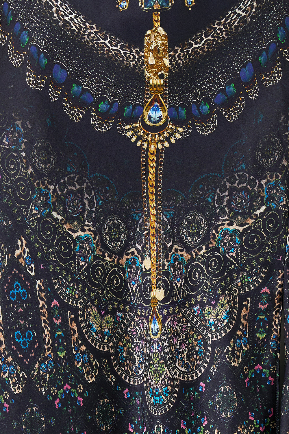 The CAMILLA bias cut tank dress from our print song of the solstice