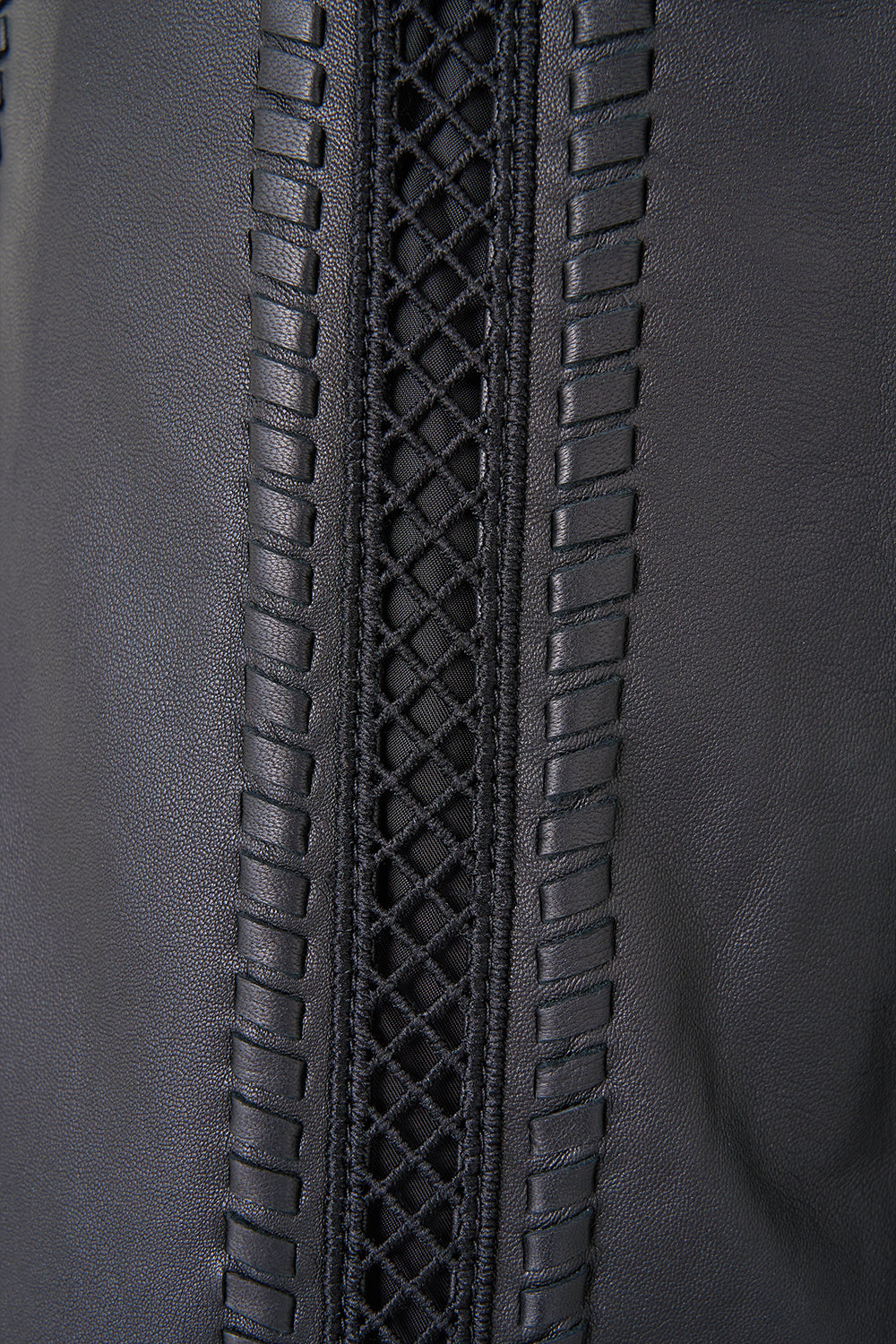 PANTALÓN DE PIEL DE PERNERA ANCHA ELEGANCIA OTOMANA