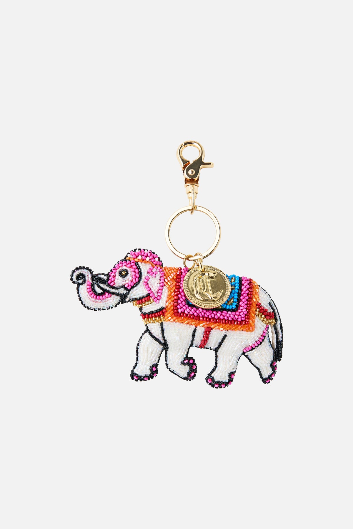 ELEPHANT ANIMAL KEYRING MULTI