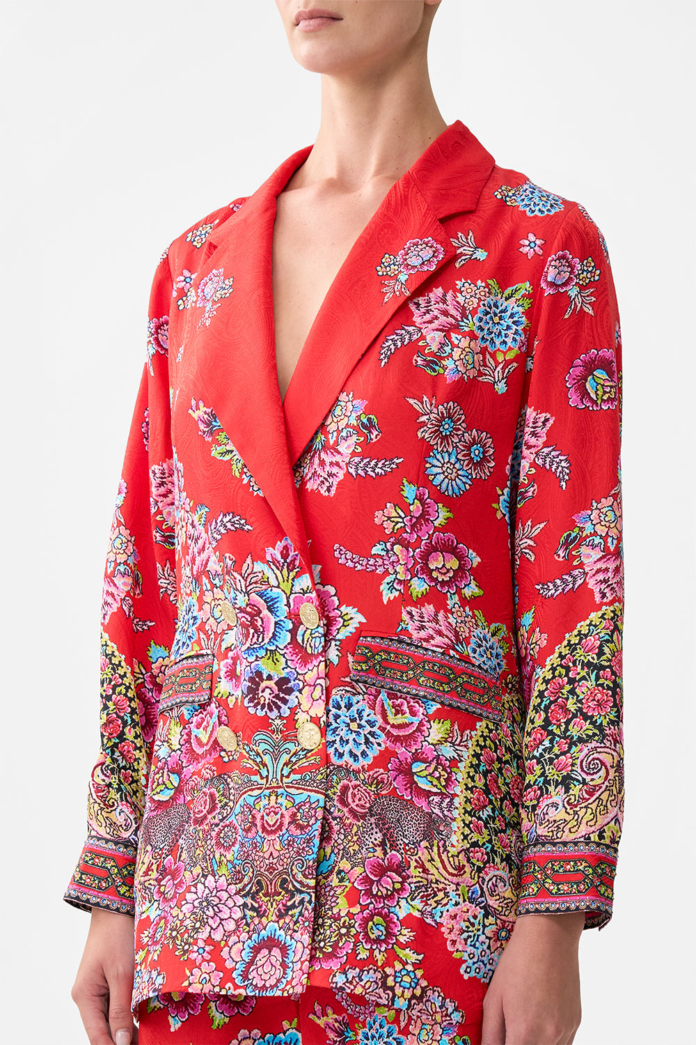 CHAQUETA SUAVE CRUZADA ARTESANOS DE ANATOLIA