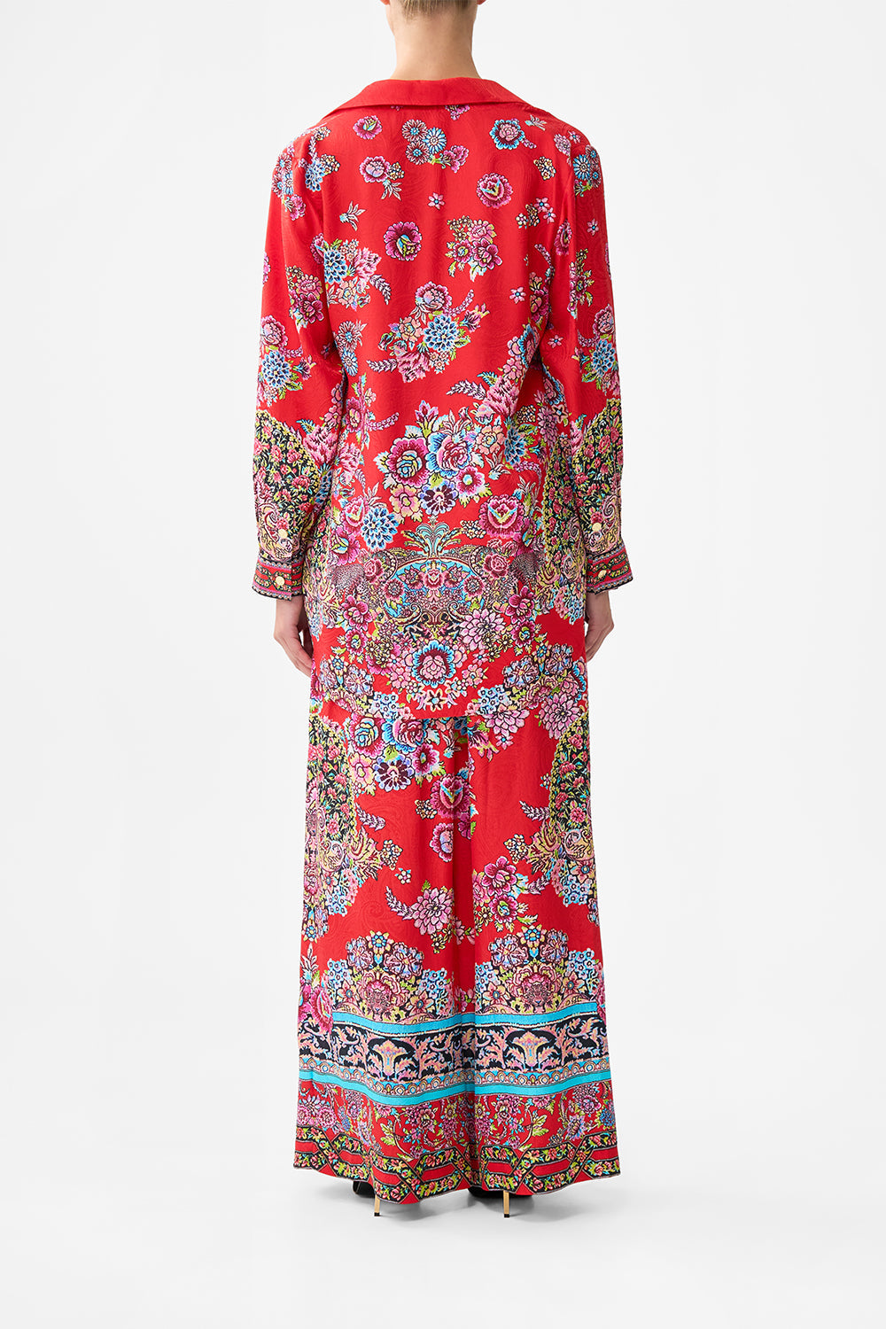 WIDE LEG WAISTED PANT ARTISANS OF ANATOLIA