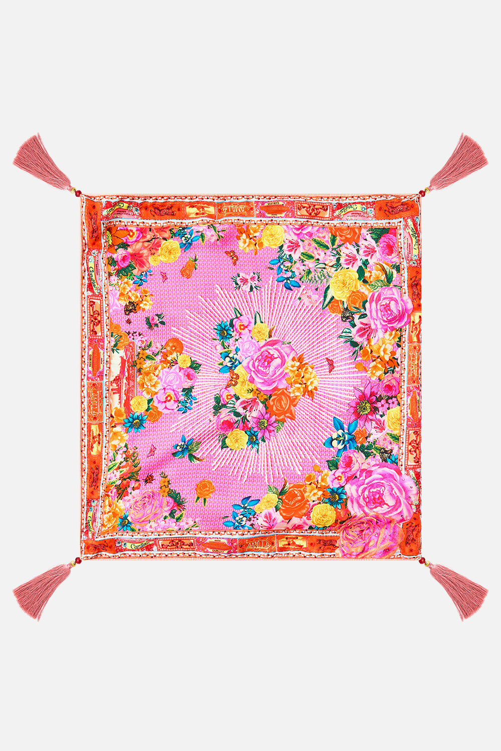 SMALL SQUARE CUSHION ILLUSTRATION NATION