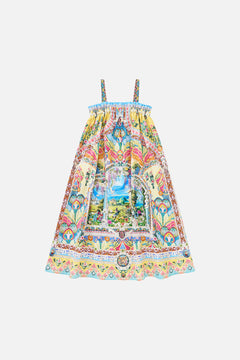 KIDS WIDE STRAP MAXI SUN DRESS NAVÀS NOUVEAU